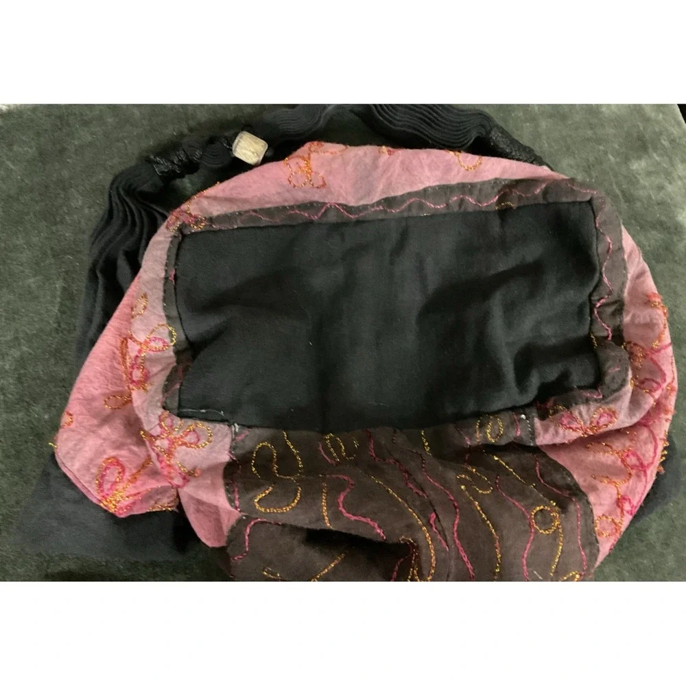 Unbranded Hippie Boho Purse‎ Hobo Purse Tote Bag Pockets Embroidered